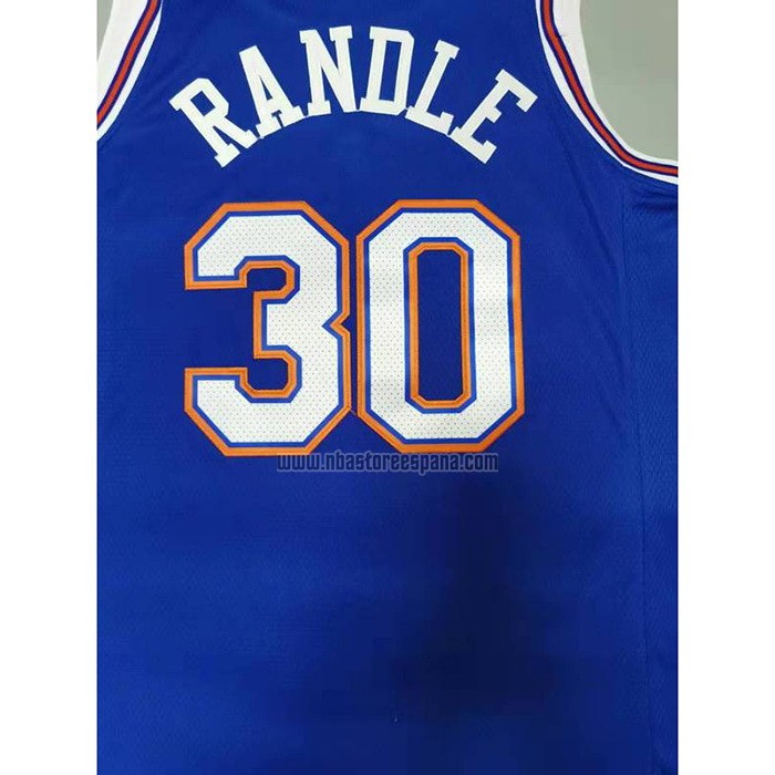 Camiseta New York Knicks Julius Randle NO 30 Statement 2020-21 Azul